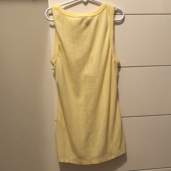 La Miel Yellow Tank Top size womens small - Picture 5 of 5